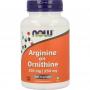 NOW Arginine & Ornithine 500/250 mg (100 capsules) van NOW