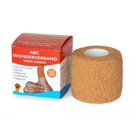 Wonderverband bruin dieren van ABC Wondverband