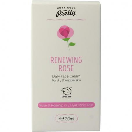Face cream rose renewing van Zoya Goes Pretty