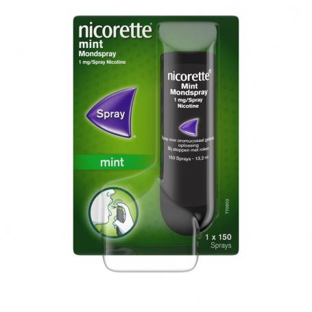 Mondspray mint 1 mg van Nicorette