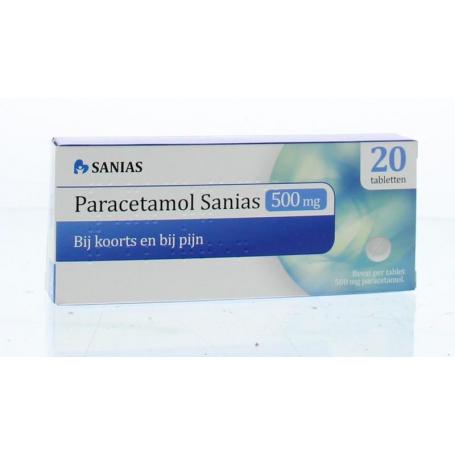 Paracetamol 500 mg van Sanias