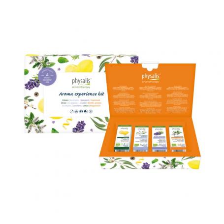 Aroma experience kit 4 x 10 ml bio van Physalis