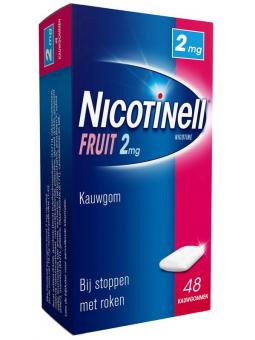 Kauwgom fruit 2 mg