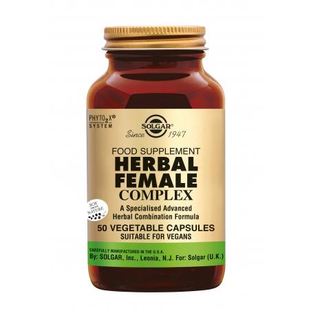 Herbal Female Kruiden Complex voor Vrouwen van Solgar