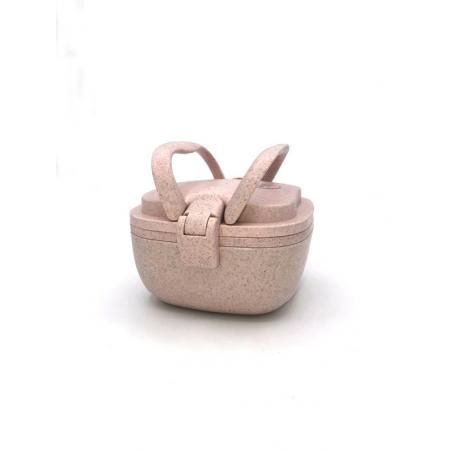 Rice husk lunch box rose van Huski Home