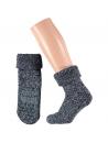 Slofsok anti slip unisex donker blauw 43-46 van Apollo