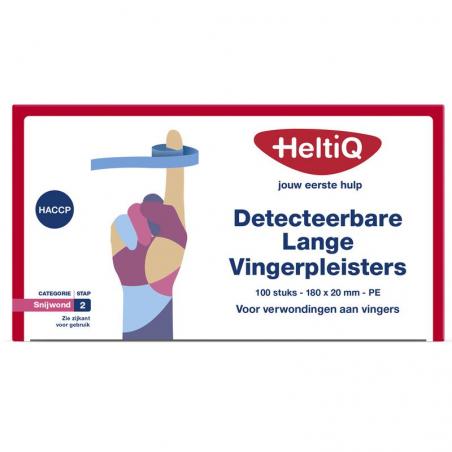Detect vingerpleister lang PE 180 x 20 van Heltiq