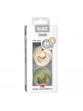 Fopspeen maat 1 ivory/sage 2 pack van Bibs