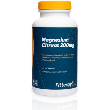 Magnesiumcitraat 200mg van Fittergy