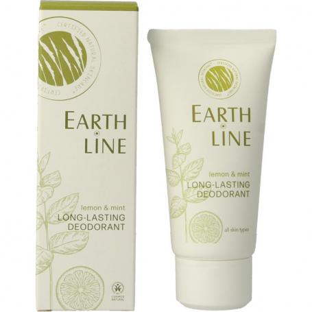 Long lasting deodorant lemon & mint van Earth Line
