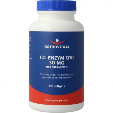 Co-enzym Q10 30mg met vitamine E van Orthovitaal