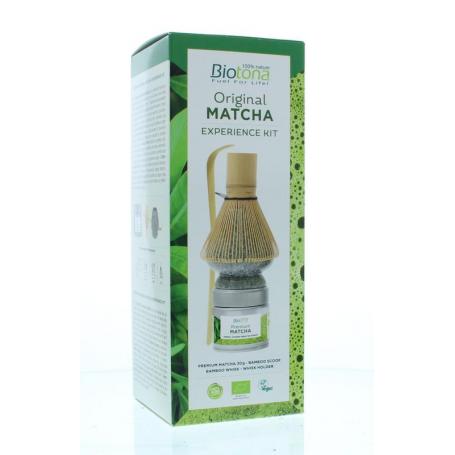Matcha experience kit grey & green van Biotona