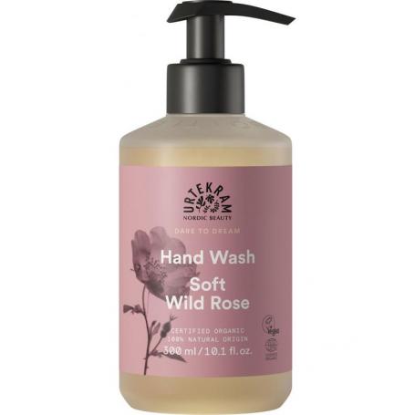 Handzeep soft wild rose van Urtekram
