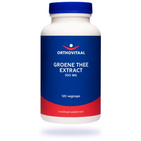 Groene thee extract 500mg van Orthovitaal
