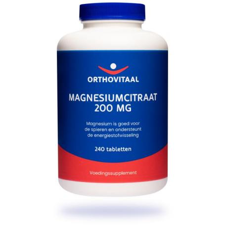 Magnesium citraat 200mg van Orthovitaal