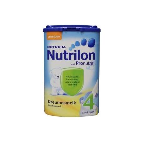 4 Dreumes vanille poeder van Nutrilon