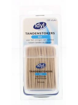 Tandenstokers dun met fluoride en mintsmaak