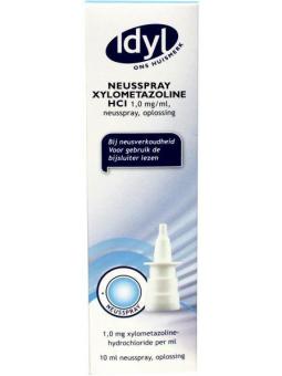 Neusspray xylometazoline HCl 1.0 mg/ml