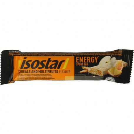 Energy sport bar cereals & multifruits single van Isostar