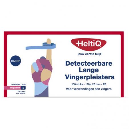 Detect vingerpleister lang PE 120 x 20 van Heltiq
