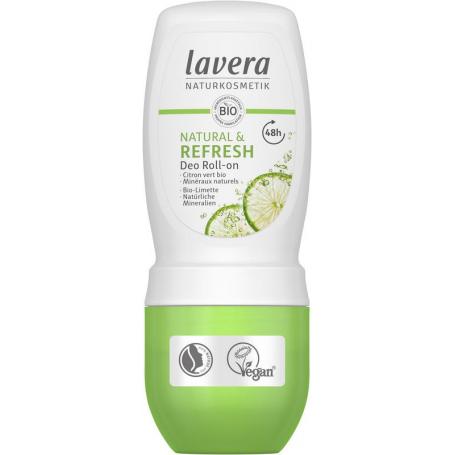 Deodorant roll-on natural & refresh E-I van Lavera