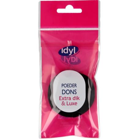 Poederdons zwart extra dik & luxe van Idyl