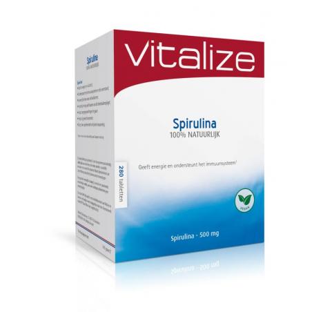 Spirulina 500 mg 100% natuurlijk van Vitalize