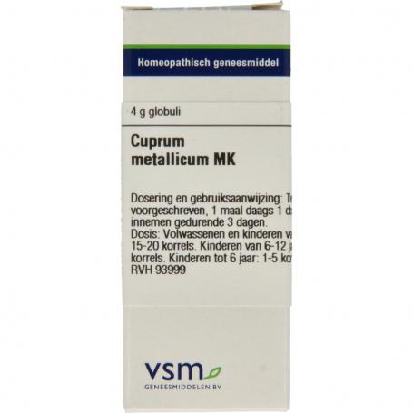 Cuprum metallicum MK van VSM