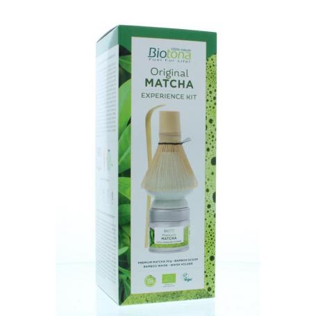 Matcha experience kit green van Biotona