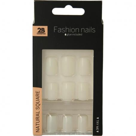 Nails natural square van 2B