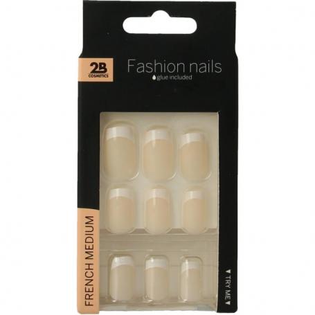 Nails french medium van 2B