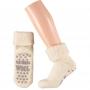 Slofsok anti slip unisex grijs/beige 35-38 van Apollo