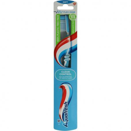 Tandenborstel clean control medium van Aquafresh