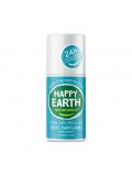 Pure deodorant roll-on cedar lime van Happy Earth