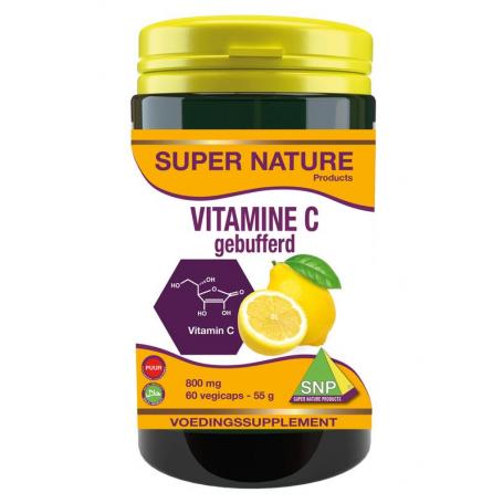 Vitamine C 800mg gebufferd puur van SNP