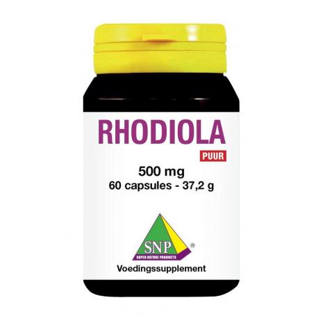 Rhodiola 500mg puur van SNP