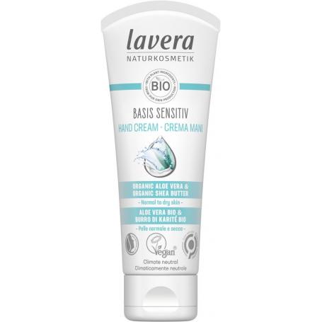Basis Sensitiv handcreme/hand cream EN-IT van Lavera