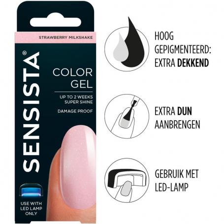 Color gel strawberry milkshake van Sensista