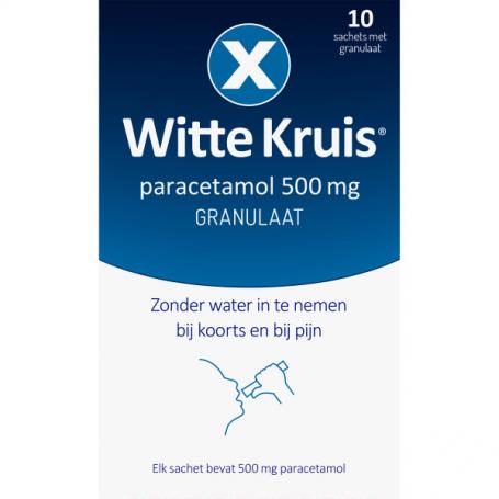 Paracetamol 500mg granulaat van Witte Kruis