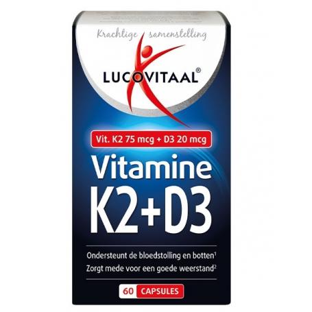 Vitamine K2 + D3 van Lucovitaal