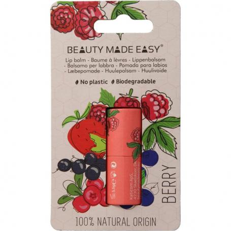 Papertube lipbalm berry van Beauty Made Easy