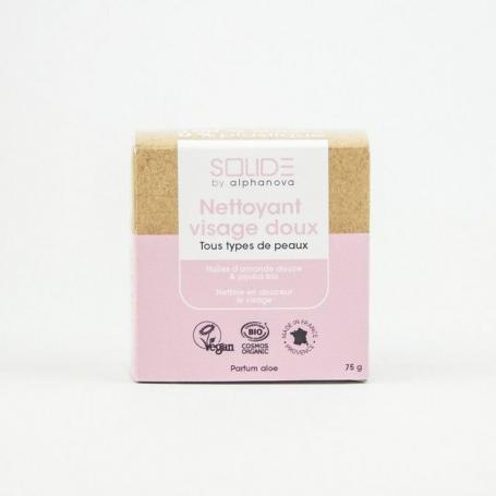 Gezichtsreiniger blok van Alphanova Solide