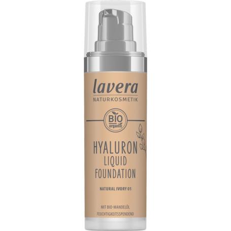 Hyaluron liquid foundation natural ivory 01 van Lavera