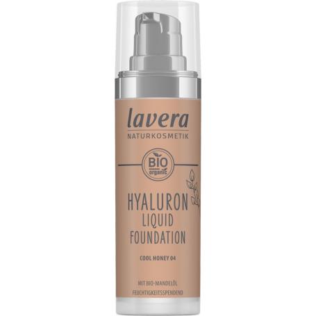 Hyaluron liquid foundation cool honey 04 van Lavera