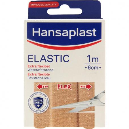 Elastic 1m x 6cm waterasfstotend van Hansaplast