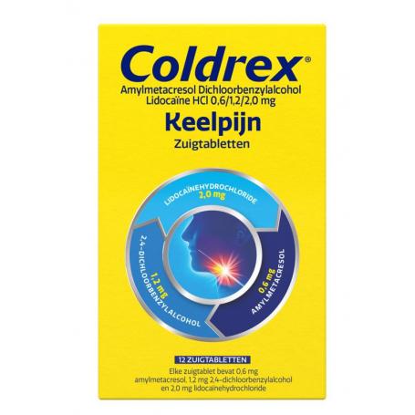 Keeltablet zuigtablet van Coldrex