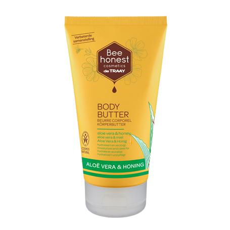 Bodybutter aloe vera & honing van Traay Bee Honest