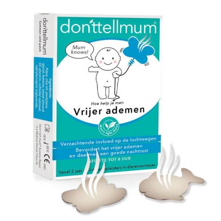 Inhalatiepleister vrijer ademen van Donttellmum
