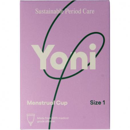 Menstruatiecup maat 1 van Yoni