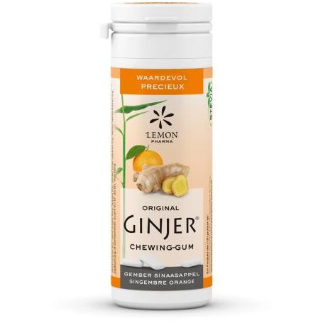 Ginjer original gember kauwgom van Lemon Pharma
